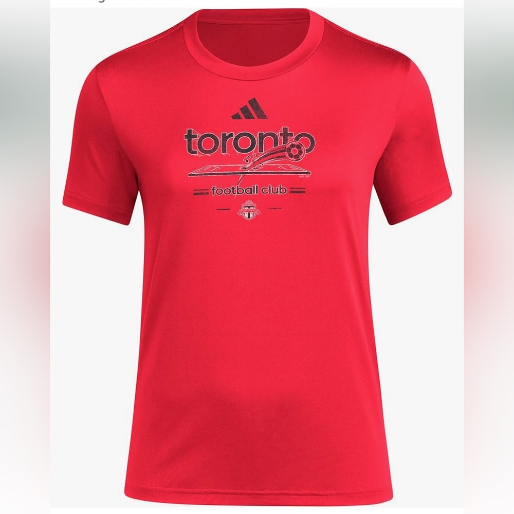 Adidas Red Toronto FC Short Sleeve Tee